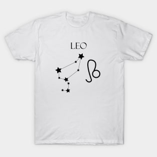 Leo Zodiac Horoscope Constellation Sign T-Shirt